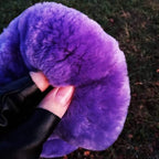 Genuine Fuzzy Wool Sheepskin Fur car Steering Wheel Cover for Adults Girls Women Men,Protector for Universal Steering Wheel 3