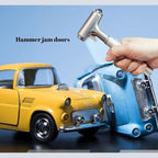 3-in-1 Car Safety Hammer - Belt Cutter, Glass Breaker and Hammering Function - Emergency Escape Tool