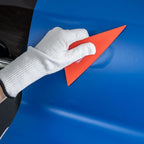 NEWISHTOOL 5-Pack Window Tint Tools Triangle Squeegee, 80A Hardness Multi-Edge Red Corner Contour Scraper Tool, Glass Tinting Squeegee for PPF, Car Wrapping, Window Film Application