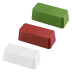 DSMART Metal Polishing Compound Buffing Polish Cutting Compounds 12 Oz. Kit for Metal Jewelry Aluminium Stainless Steel etc. - Green Fine/White Medium/Red Coarse (4 Oz. Each)- 3 Pack