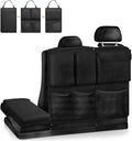 Hanging Car Trunk Organizer, Detachable Seat Back Storage Bag with Lids & 7 Large Pockets, Waterproof Space Saving Cargo
