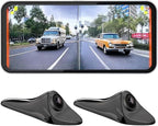 6.25inch CAR Side View Blind Area System,Left and Right Blind spot Camera Driving Recorder BSD Warning Monitoring(Camera Moni