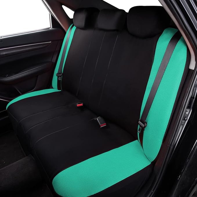 Flying Banner Butterfly car seat Covers ful Set Fashion Universal Lady Woman Female Rear Bench Split Colorized (Full Set, Min
