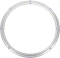 uxcell Aluminium Lazy Susan Turntable Bearing, 16 inch Round Rotating Bearing Turntable Base for Kitchen Dining Table（Base On