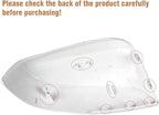 Moonlinks Compatible with Toyota RAV4 2019 2020 2021 2022 2023 2024 Left Side Mirror Cover Replacement, Pearl White Exterior Left Driver Side Door Rearview Mirror Cap Trim for RAV4 LH