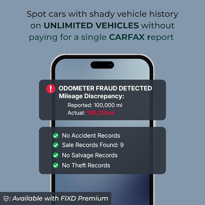 FIXD Bluetooth OBD2 Scanner for iPhone & Android - Diagnostic Scan Tool for Repairs and Car Buying - Check Engine Code Reader