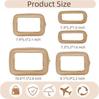 5PCS Diaper Bag Organizer Pouch Set，Clear Organizer Bags,TSA Approved Toiletry Bag,Clear Waterproof Cosmetic Bags with Zipper