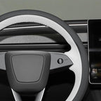 MEWANT DIY Stitching 3D Style Steering Wheel Cover Wrap for Tesla Model 3 Highland 2023-2025/Model Y 2025 Highland for Tesla Model 3/Model Y Accessories(3D Style)