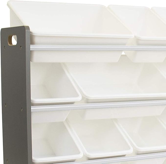 Humble Crew Toy Storage Organizer with 20 Removable Storage Bins for Kids Playroom, 4-Tier Toddler Toy Organization and Stora