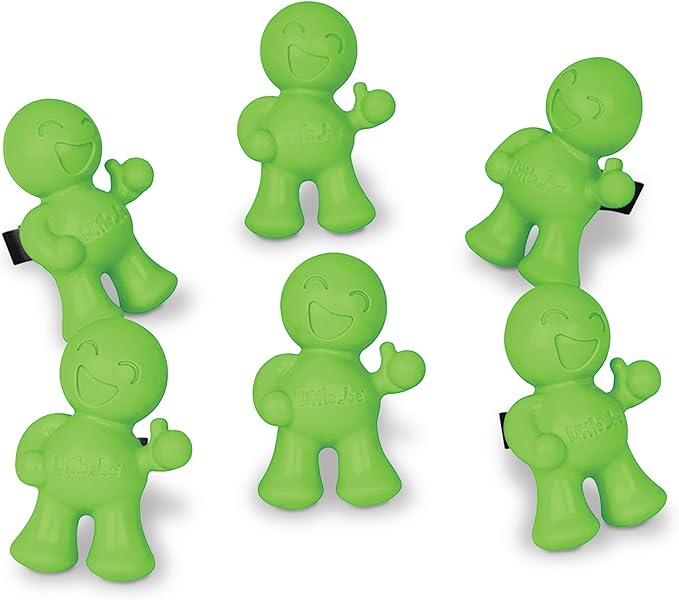 Little Joe 96416-6PK Green Apple Scent Car Air Freshener Vent Clip, Fights Odors for up to 45 Days, Long-Lasting Freshness, C