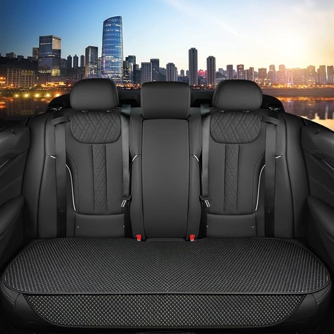 Auto Newer Breathable Universal Four Seasons Car Seat Covers, Luxury Include Front Car Seat Protector and RearCar Seat Cushio