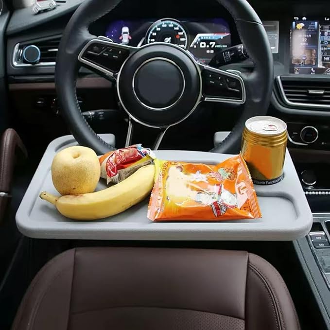 Car Steering Wheel Desk for Honda HRV 2015-2024 Tray for Laptop Car Mount with Pen Holder Car Seat Trays for Eating Multipurpose Travel Car Accessories,Black