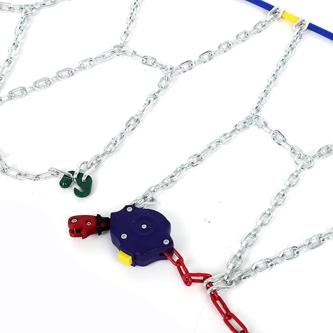 SCITOO Snow Chains For Car Pickup Trucks SUV,Universal Emergency Tire Traction Chain,Anti-Skid Thickening Tire Chains Width 2
