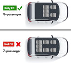 LASFIT Trunk Mat for BMW X5 2026 2025 2024 2023 2022 2021 2020 2019, All Weather TPE Cargo Mats Custom Fit Cargo Liner Front & Rear Trunk liner, Only for 5 Passenger Without Luggage Compartment, Black