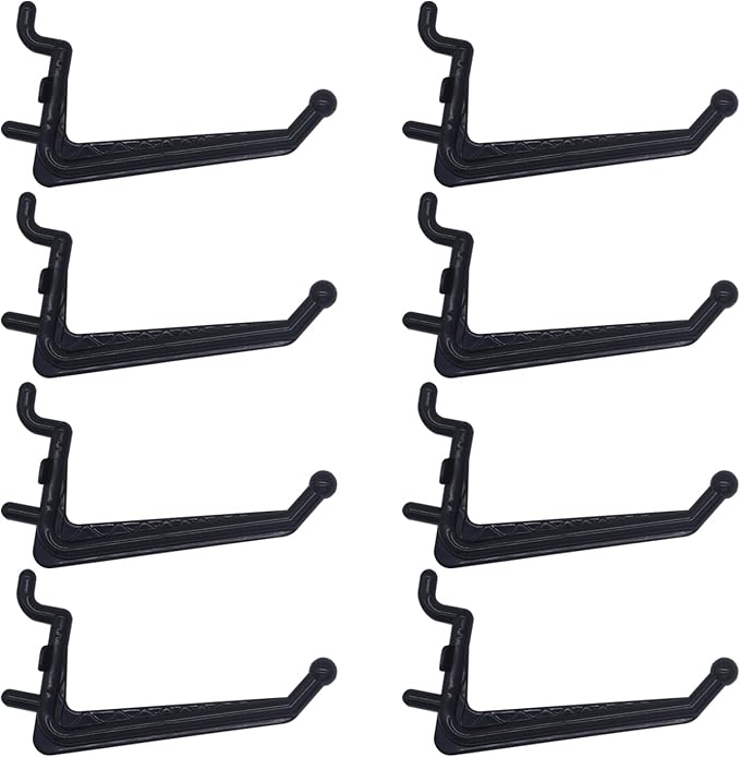 Colorstorm 200 PCS Mixed Styles Pegboard Hooks Assortment Kit Organizing Various Tools for Hanging Storage, Garage Wall Attac
