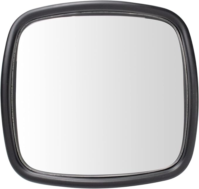 TRQ Driver and Passenger Side Mirror Assembly Set Manual Chrome Smooth Compatible with 2002-2006 Freightliner M2 100 2002-201