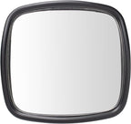 TRQ Driver and Passenger Side Mirror Assembly Set Manual Chrome Smooth Compatible with 2002-2006 Freightliner M2 100 2002-201