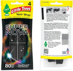LITTLE TREES Car Air Freshener | Vent Wrap Provides Long Lasting Scent, Invisibly Fresh | 16 Air Fresheners | Supernova