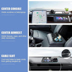 Car Anti Slip Mat Dashboard Tray Decorations Sticky Pad Multi Functional Ultra Thick with 360° Rotating Universal Phone Pad H