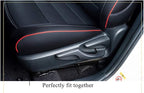 EKR Rav4 Seat Covers Custom Fit for Toyota Rav4 2016 2017 2018(Hybrid) LE,SE,XLE,Limited, Leather Car Seat Cover Full Set for