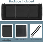Car Trunk Organizer,Heavy Duty Collapsible 95 L Capacity Car Trunk Storage Organizer,Multi-Compartment Pockets, Adjustable Stra
