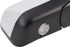 TRQ Driver & Passenger Side Power Heated Mirror Set Chrome Cover Smooth Black Fits 2007 Lincoln MKX FO1320475 FO1321475