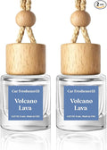 HoogaLife Car Air Freshener Diffuser 2 Pack Hanging Air Freshener Diffuser - VoIeano Lava Fragrance Oil Air D iffuser for Car
