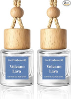 HoogaLife Car Air Freshener Diffuser 2 Pack Hanging Air Freshener Diffuser - VoIeano Lava Fragrance Oil Air D iffuser for Car
