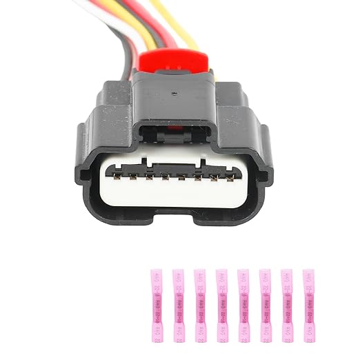 8-Way/Pin Blind Spot Detection Sensor Electrical Connector Socket Repair Wiring Harness Auto Waterproof Plug Pigtail for Chev