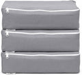 Packing Cubes Bag Pure Canvas Travel Organizers (13"x10"x3") with Durable YKK Zippers for Clothes, Shoes & Luggage Storage (S