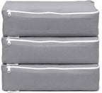 Packing Cubes Bag Pure Canvas Travel Organizers (13"x10"x3") with Durable YKK Zippers for Clothes, Shoes & Luggage Storage (S