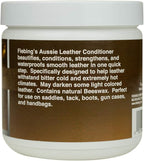 Fiebing's Aussie Leather Conditioner (14 oz) - Contains Beeswax to Withstand Hot Conditions - Preserve, Moisturize, Strengthe
