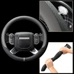 COFIT Breathable Car Steering Wheel Cover 16 inch Auto Universal Leather Wrap Non-Slip Steeringwheel Protector Automotive Int