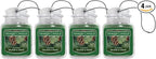 Yankee Candle Car Air Fresheners, Hanging Car Jar Ultimate, Neutralizes Odors Up To 30 Days, Balsam & Cedar, 0.96 OZ (Pack of