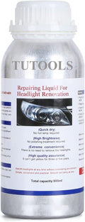 600ML Headlight Restoration Liquid,Automobile Headlight Lens Polish Repair Liquid, Car Headlight Scratch Restoring Fluid for 