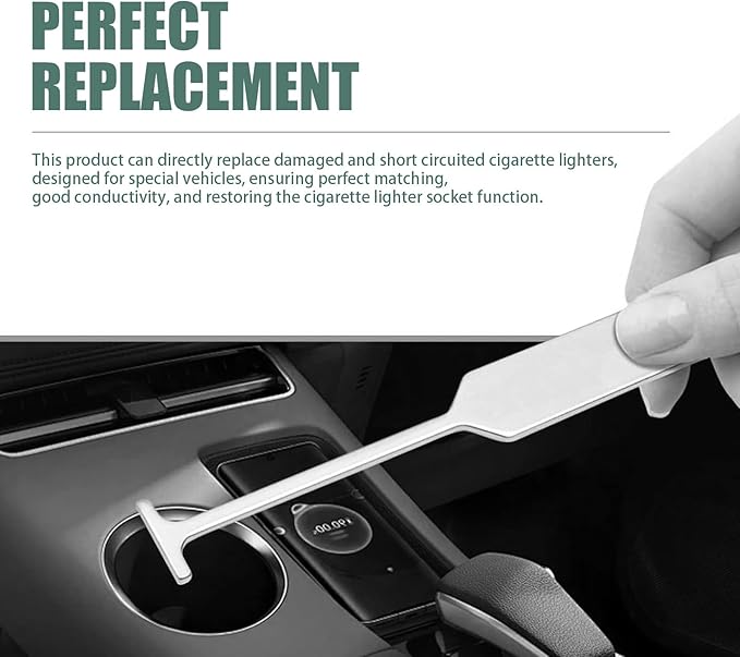 Car Cigarette Lighter Socket, Cigarette Lighter Splitter, Replacement 25776667 J42059 25774623, Compatible with GM Models (Si