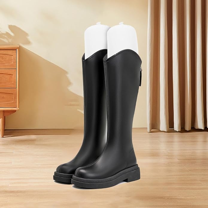 VALICLUD Inflatable Boot Shapers 5 Pairs Pvc Tall Boot Stands 18.9 Inch Trees for Women Shoe Stretchers Support for Home Use