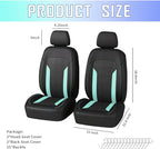 4PCS Cooling Car Seat Covers,Breathable Front Seat Covers with Mesh Construction and Foam Padding,Car Seat Protector to Reduc