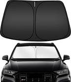 ARISMOTOR Windshield Sun Shade for Audi Q7 2016-2025 2026, Custom Fit Foldable Front Window Sunshade Sun Visor Protector, Block UV Rays Keep Your Car Cooler