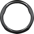 for Steering Wheel Cover Fusion Carbon Fiber Premium Leather Non-Slip, Breathable, Trendy Car Accessories with Car Logo,for Accessories (New-New)