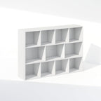 Furinno Reed Closet Organizers and Storage, 11-Cube Closet Organizer, Open Shelf Closet Storage, for Wardrobe, Bedroom, Livin