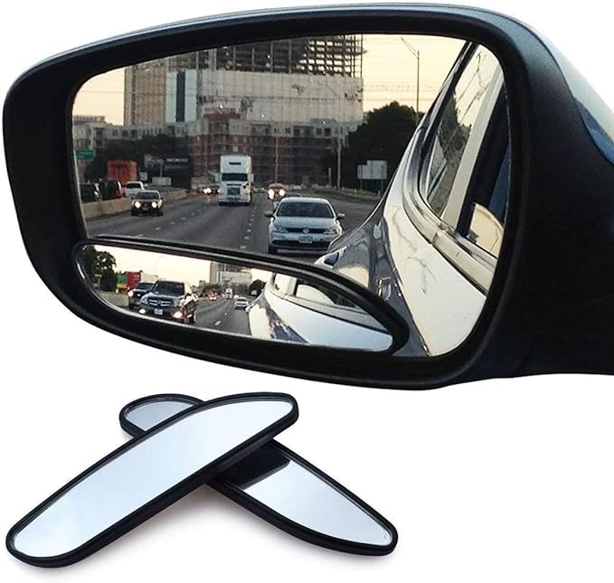 EEEKit 2pcs Side Mirror Blindspot, Blind Spot Mirror, 360 Degree Rotating, Wide Angle Convex Rearview for Car Truck SUV RV an