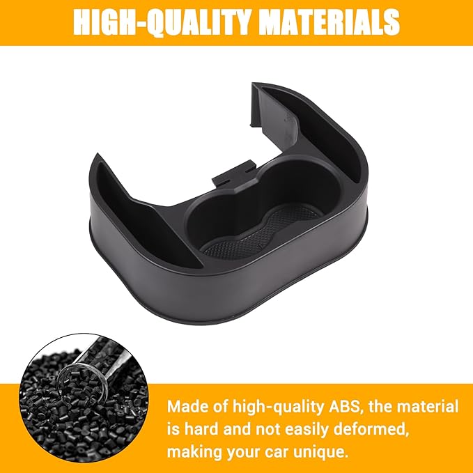 Rear Cup Holder Expander Organizer Compatible with Ford Maverick 2022-2024, Cup Holders Water Bottle Expander Car Drink Holde