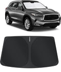 TINGLU Sun Shade for Infiniti QX50 & 2021-2025 2026 QX55 2019-2021 Accessories Windshield Sun Shade Window Shade UV Rays Protection Sun Visor Cover with Steering Wheel Sunshade Storage Bag