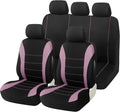 Foneso Car Seat Covers, 100% Breathable with Composite Sponge Inside, Airbag Compatible Universal Fit Accessories Auto for Ca
