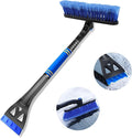Kairiyard Ice Scrapers for Car Windshield, Upgraded 31 Inch Snow Scraper and Brush Combo Extendable 360° Pivoting Ice Snow Removal Tool for Car, Truck, SUV, Christmas(Blue)