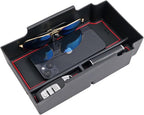 2024 2025 2026 Crosstrek Center Console Organizer for Subaru Crosstrek (Base/Premium/Sport/Limited/Wilderness), 2025 Crosstrek Console Tray 2026 Crosstrek&Impreza Accessories (with Red Mats)