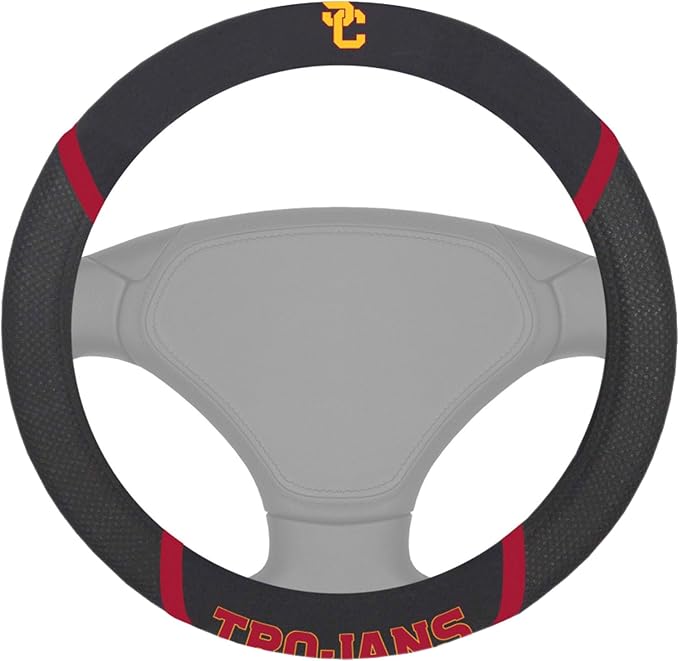 FANMATS NCAA Unisex-Adult Embroidered Steering Wheel Cover