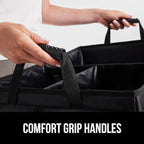 GORILLA GRIP Large Capacity Sturdy Trunk Storage Organizer, Slip and Water Resistant Collapsible Organization Container for