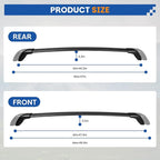 220lbs Roof Rack Cross Bars Compatible with Toyota Highlander 2014-2019 XLE Limited&SE&LE Plus&LE Accessories Aluminum Crossbars Black Lockable Rooftop Luggage Carrier Bike Basket